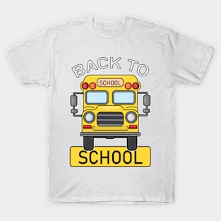 Back to school, school bus, back to school T-Shirt